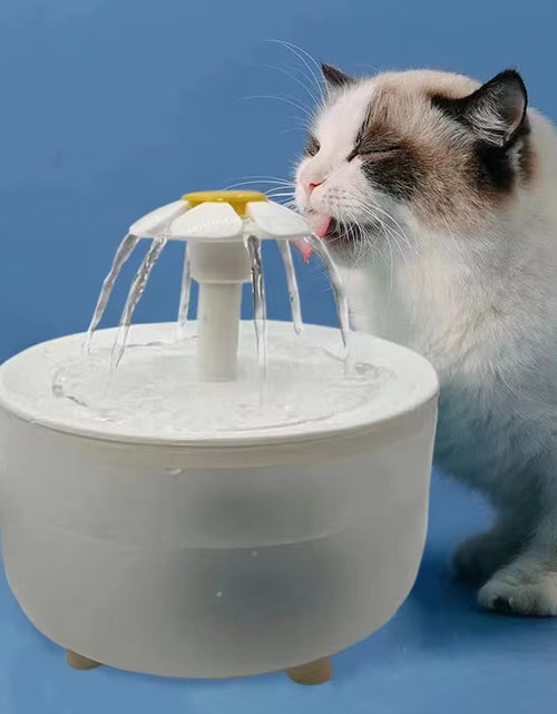 Load image into Gallery viewer, Pets Water Fountain Auto Filter USB Electric Mute Cat Drinker Bowl 1200Ml Recirculate Filtring Drinker for Cats Water Dispenser

