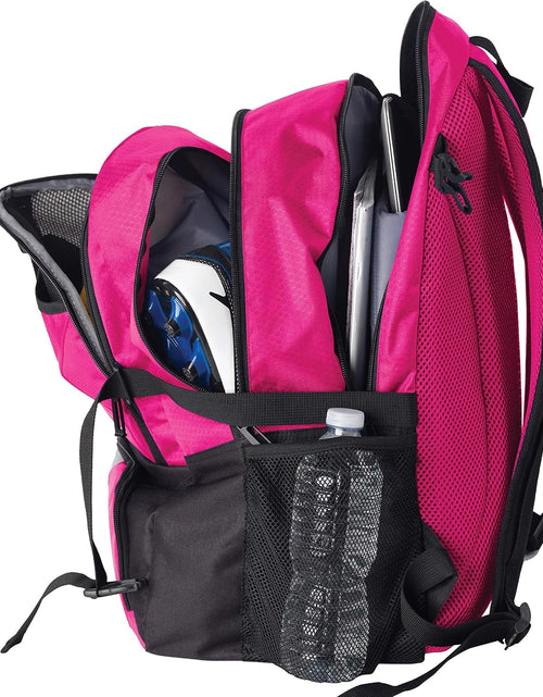 Load image into Gallery viewer, National Soccer Bag - Backpack for Soccer, Basketball &amp; Football Includes Separate Cleat and Ball Holder
