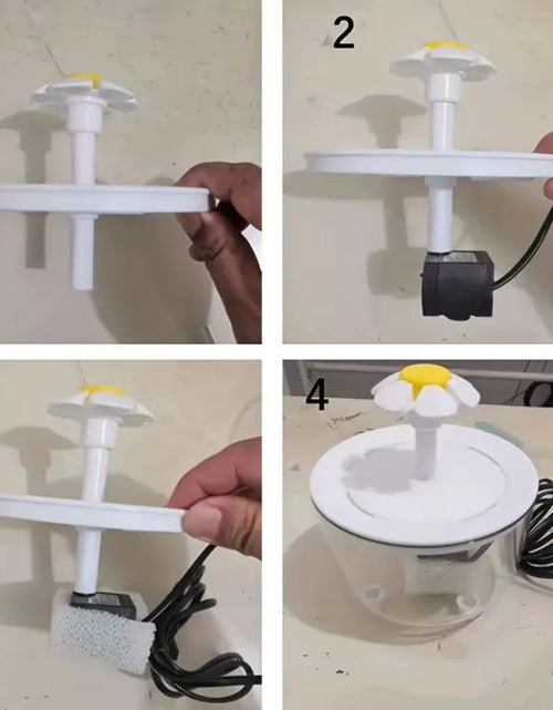 Load image into Gallery viewer, Pets Water Fountain Auto Filter USB Electric Mute Cat Drinker Bowl 1200Ml Recirculate Filtring Drinker for Cats Water Dispenser
