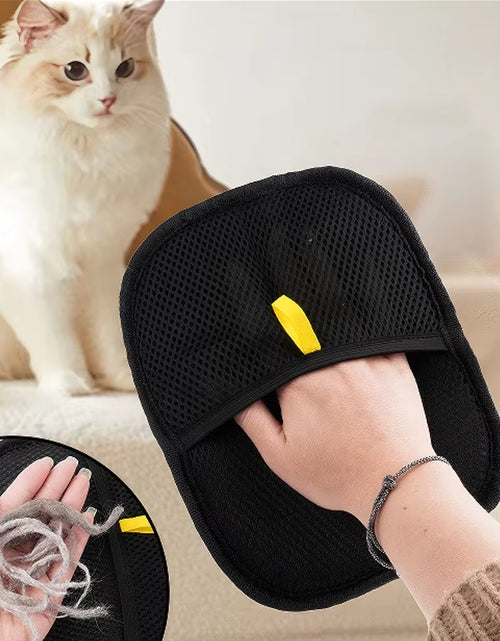 Load image into Gallery viewer, FurGone Duo Gloves – Double-Sided Electrostatic Pet Hair Removal &amp; Grooming Gloves
